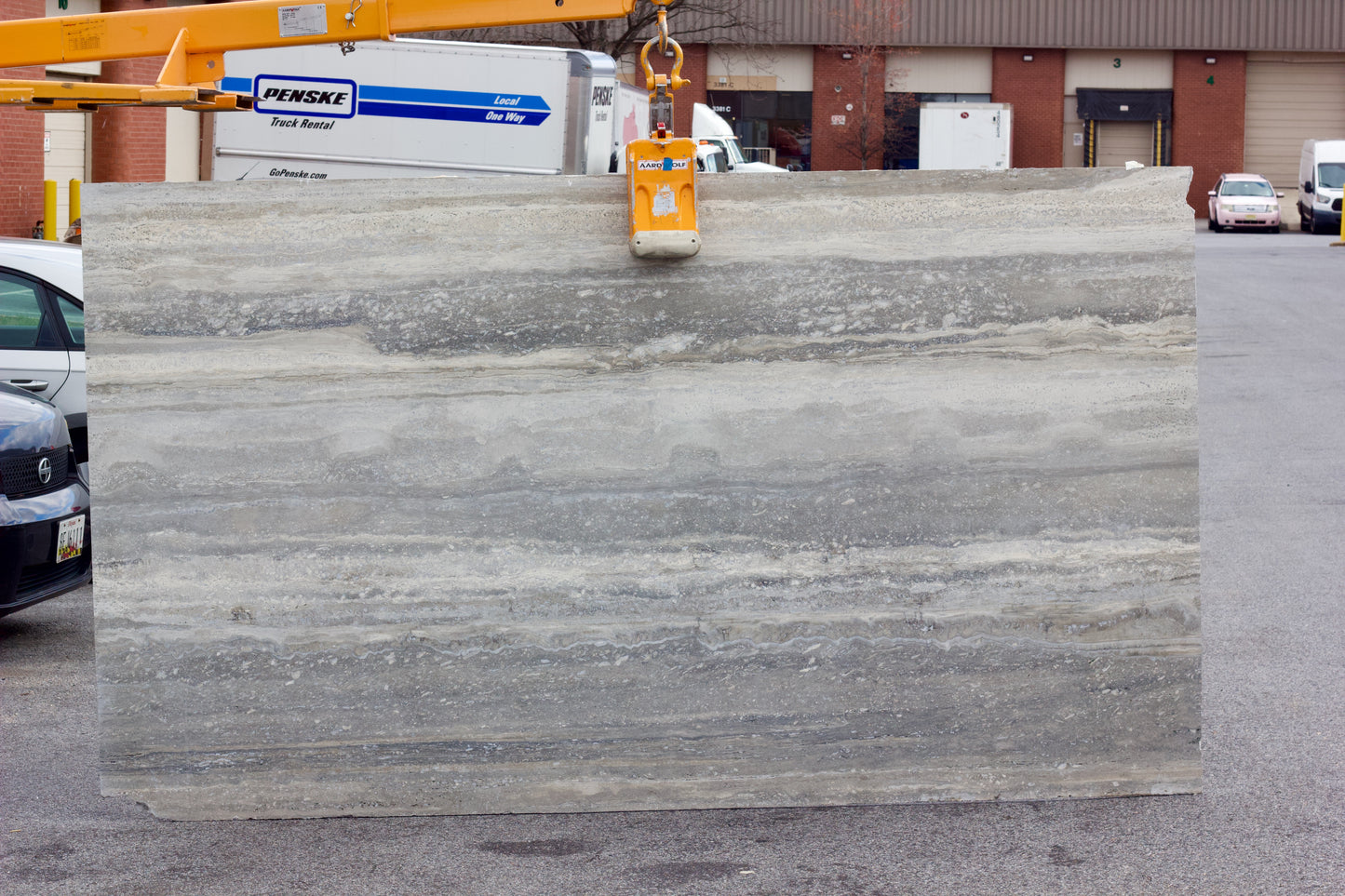 Ocean Blue Travertine - Lot 1415 - 2CM Honed - 114x64